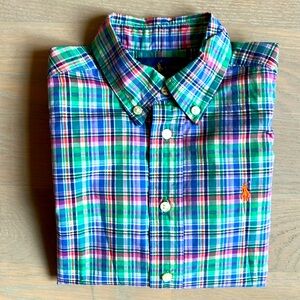 Ralph Lauren kids plaid shirt size 5